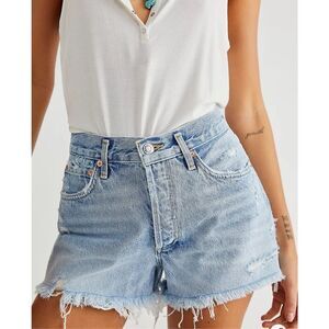 Agolde Parker cutoff raw hem size 26 normcore designer shorts